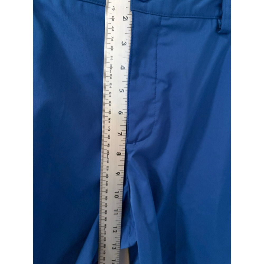 Puma CELL Golf Shorts Mens 32 Blue Performance Stretch Flat Front Pockets - Picture 6 of 9